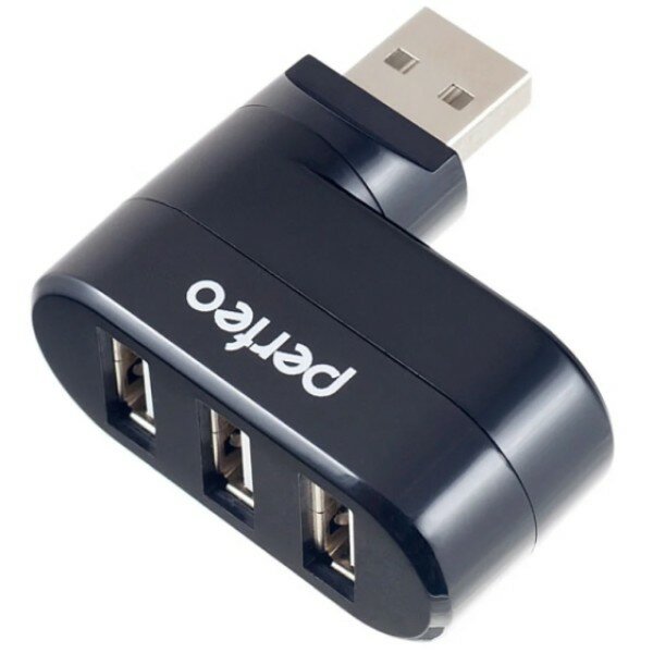 USB-Концентратор Perfeo Perfeo 3 Port (PF-VI-H024 Black) чёрный