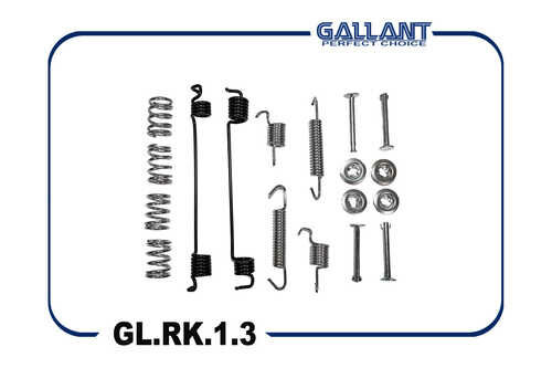 Gl. rk.1.3 Gallant Ремкомплект Задних Тормозных Колодок 7701205756 Logan Sandero Duster Largus /D-180 Gallant арт. GL. RK.1.3