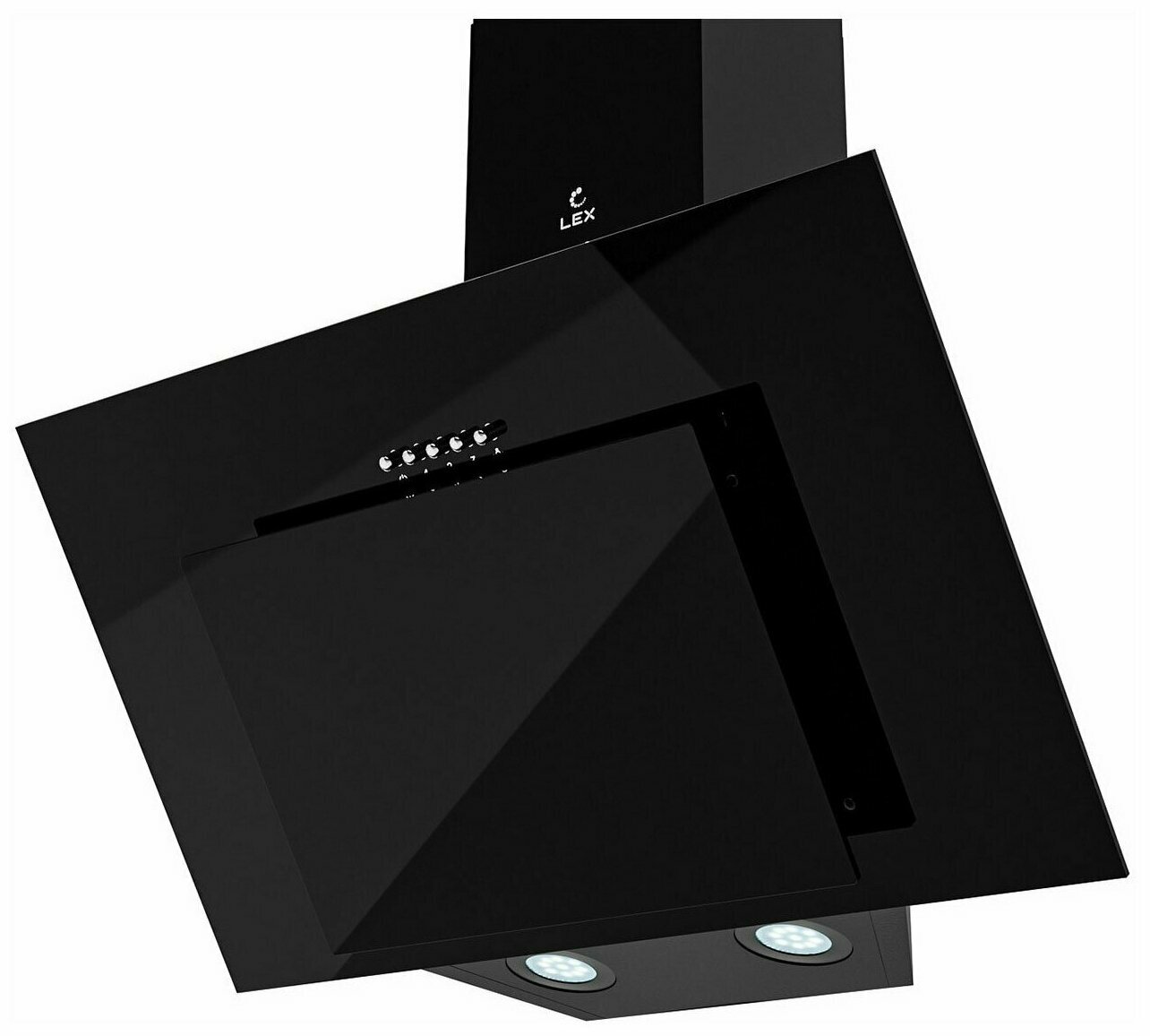 Кухонная вытяжка наклонная LEX Mira G 500 Black
