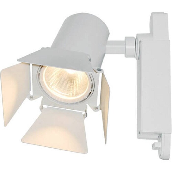 Трековый светильник-спот Arte Lamp Track Lights A6709PL-1WH, кол-во ламп: 1 шт, цвет плафона: белый