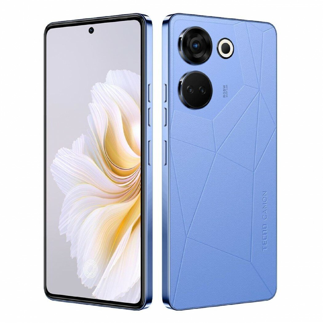 Смартфон TECNO Camon 20 8/256 ГБ, 2 nano SIM, Serenity Blue