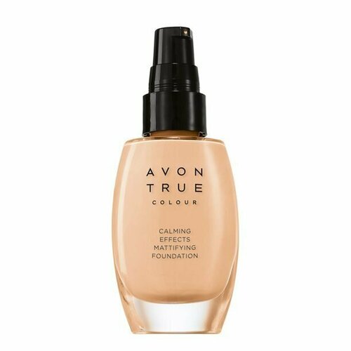 Avon True Матирующий тональный крем для лица Спокойное сияние, Светло-бежевый/Cream, 30 мл