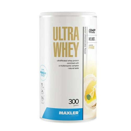 Maxler Ultra Whey 300 гр (Maxler) Лимонный чизкейк maxler ultra whey lactose free 300 гр maxler кокос