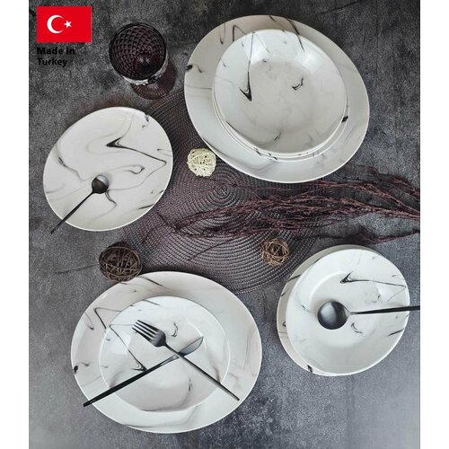 Набор столовой посуды бренда KERAMIKA серии 