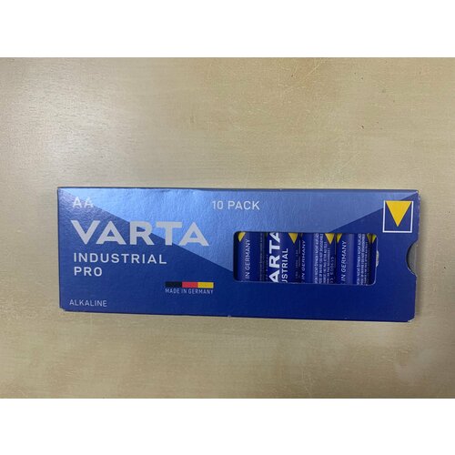 Varta Батарейки VARTA INDUSTRIAL PRO AA (упаковка 10 шт) varta cr123 industrial pro