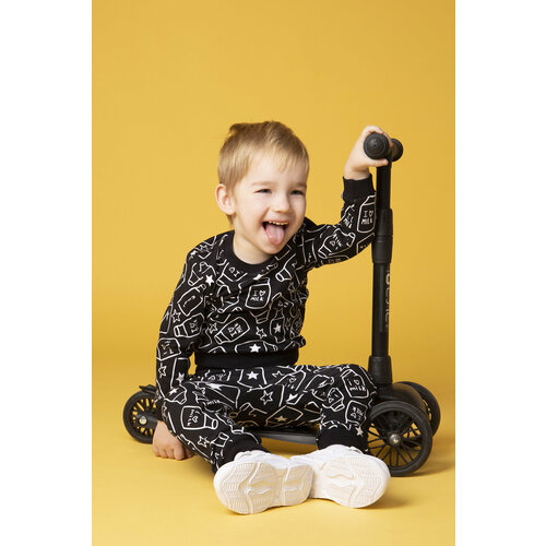 Комплект LITTLE WORLD OF ALENA, размер 104-110, черный