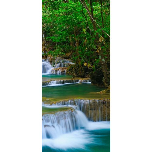 Самоклеящиеся фотообои Водопад в лесу Таиланд 2, размер: 90x200 см