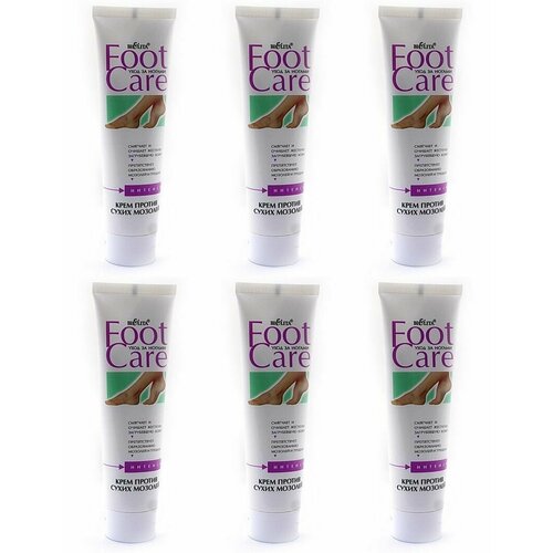 Белита Крем для ног Foot Care, против сухих мозолей, 100 мл, 6 шт