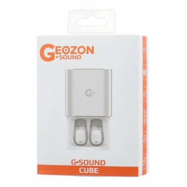 Гарнитура GEOZON G-Sound Cube, Bluetooth, вкладыши, черный [g-s02blk] - фото №3