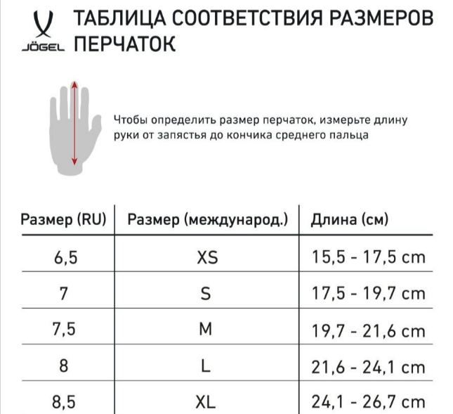 Перчатки Jogel