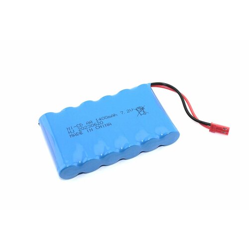 Аккумулятор Ni-Cd 7.2V 1400 mAh AA Flatpack разъем JST аккумулятор ni cd 4 8v 700 mah разъем jst nicd 48f 700 jst