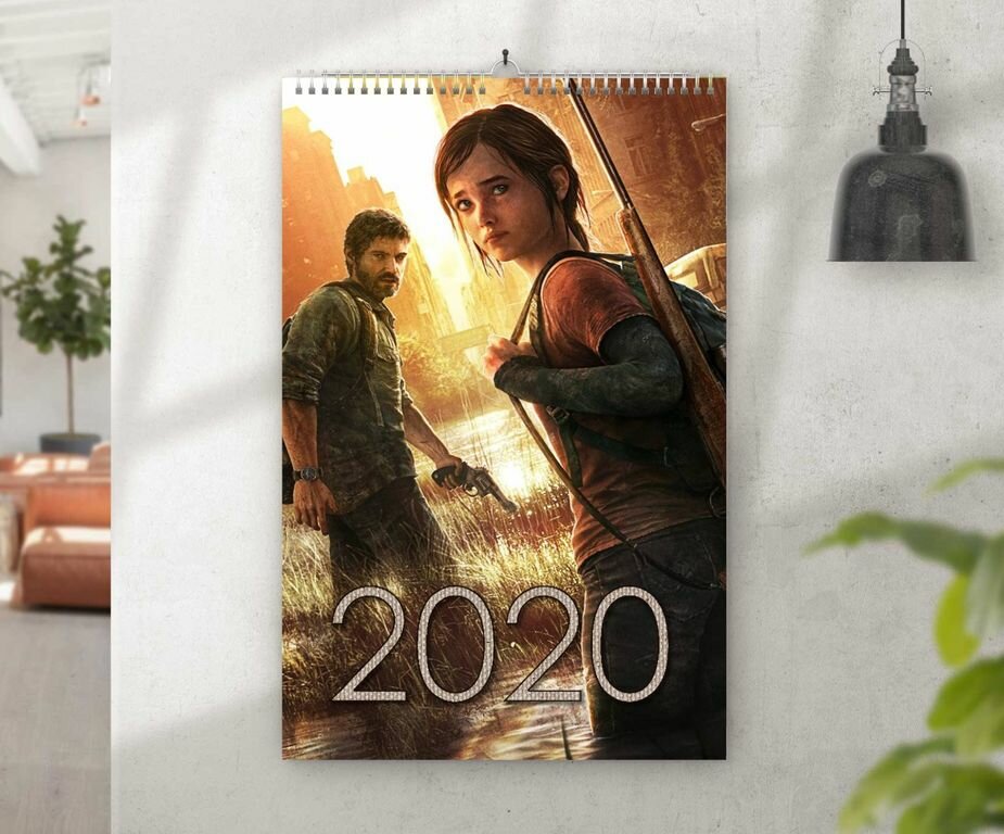 Перекидной календарь на 2020 год одни из НАС, THE LAST OF US №11, А4
