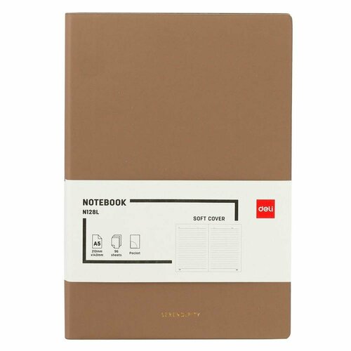 Блокнот Deli EN128LLT-GREY