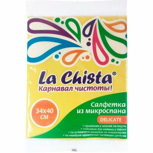 Салфетка бытовая La Chista 34х40см микроспан