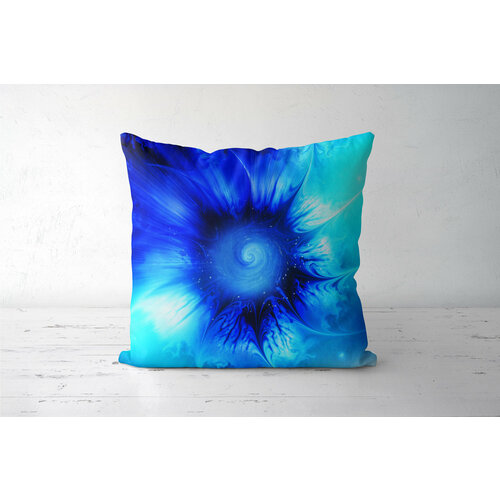 Подушка декоративная 45х45см / Неоновые принты / Космос