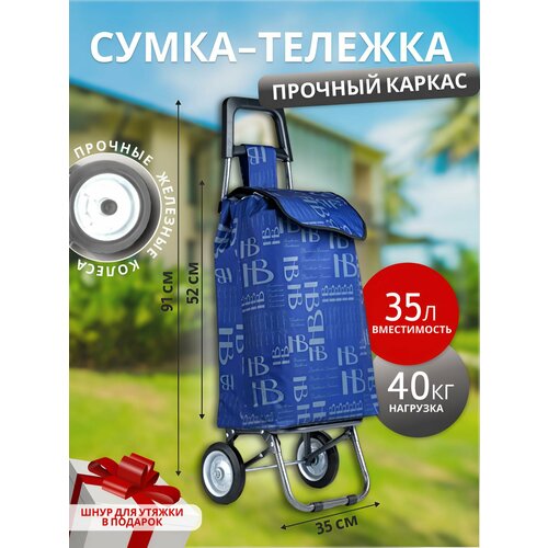 Сумка , 35 л, 35х91х23 см, синий