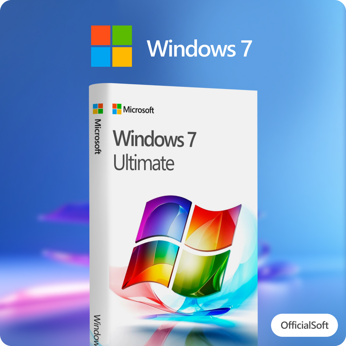 Microsoft Windows 7 Ultimate (Максимальная) лицензионный ключ активации