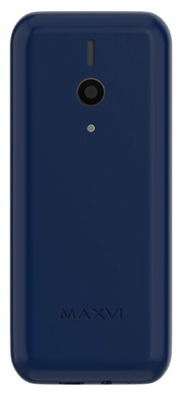 Сотовый телефон Maxvi C27, 1.77", 1.3 Мп, microSD, 2 sim, FM, фонарик, 600 мАч, синий — фото 3