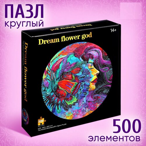 Puzzle Time Круглый пазл «Яркие мечты», 500 деталей puzzle time круглый пазл зодиак 500 деталей