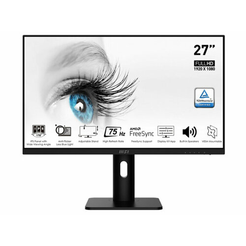 Монитор MSI Pro MP273P Black 9S6-3PB49H-045 1813200₽