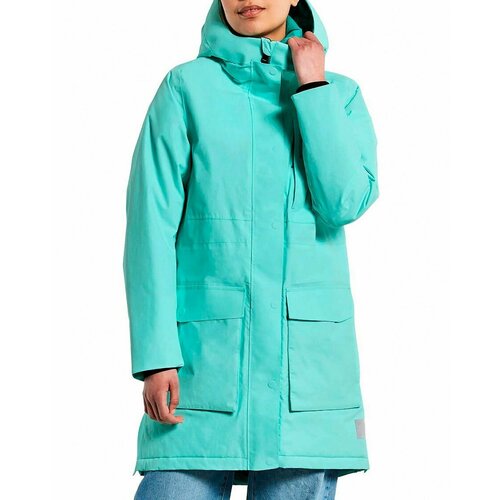 Куртка Didriksons, размер 46, бирюзовый куртка didriksons размер 46 бежевый