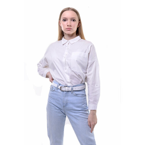 фото Ремень stilmark, размер 115, белый