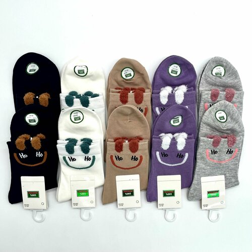 фото Носки , 5 пар, размер 36-41, мультиколор нет бренда