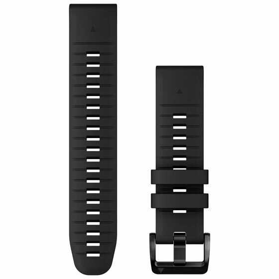 Ремешок Garmin QUICKFIT 22 Watch Band, силикон, черный, ( Black)