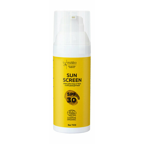 Солнцезащитный крем для лица и тела 50 мл Miko Sun Screen SPF 30