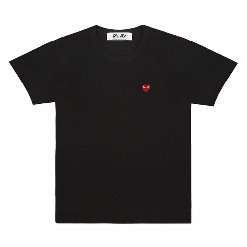 Футболка Comme Des Garcons, размер S, черный