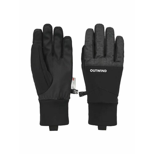 фото Перчатки outwind outwind shake gloves, размер xl, серый, черный