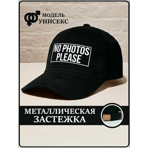 фото Бейсболка , размер 56/60, черный caplab