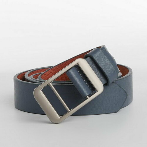 фото Ремень сима-ленд, размер 100, голубой сима-лэнд