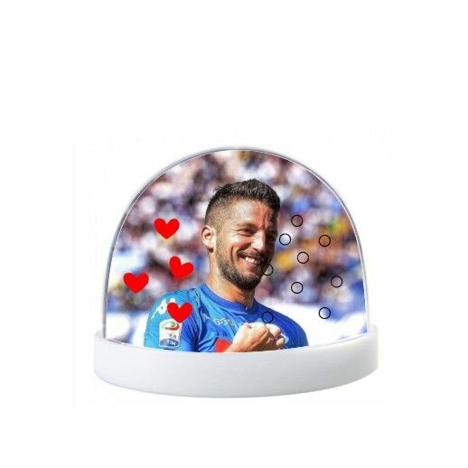 Водяной шар Наполи, SSC Napoli №1, Блестки-сердечки