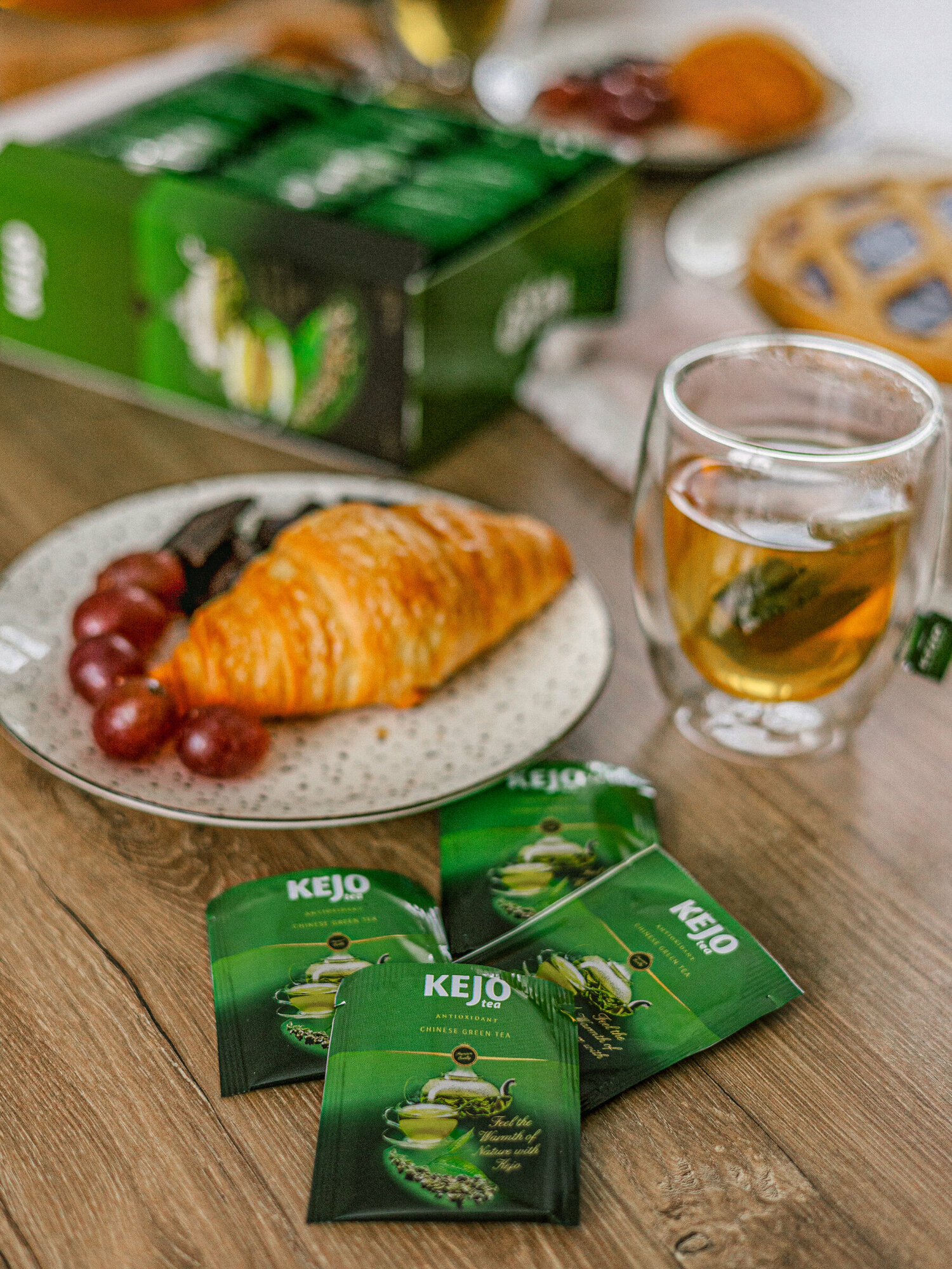 Чай зеленый ANTIOXIDANT CHINESE GREEN TEA KejoTea 100 шт - фотография № 9