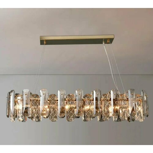 Люстра потолочная хрустальная в современном стиле, универсальная 100 см