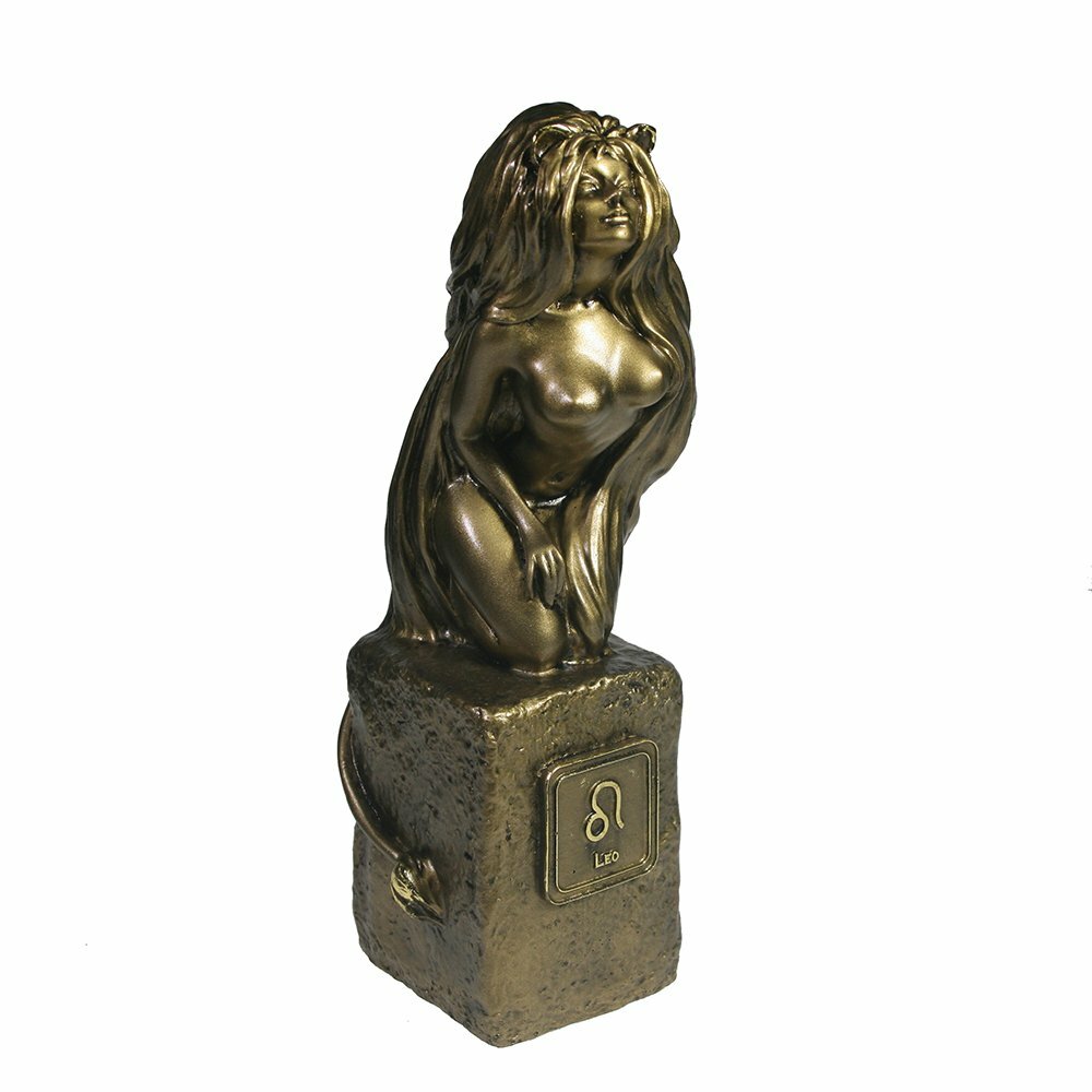 Фигура декоративная Знак зодиака Лев цв. золото, 10.5*8.5Н25 см KSMR-713604/I044