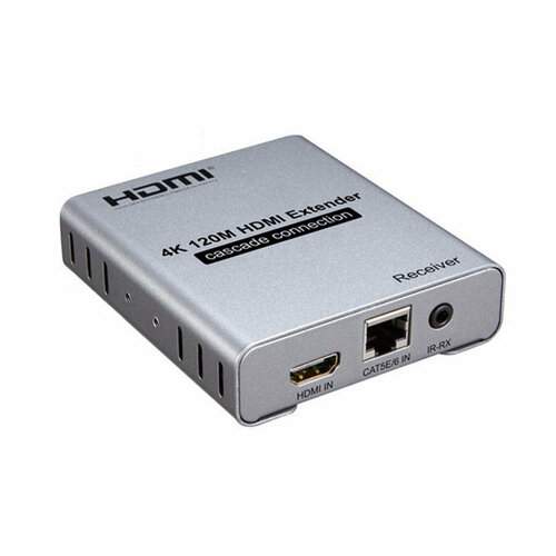 Удлинитель HDMI (extender) ресивер для HSP0206VE, VE048 | ORIENT VE048-RX hdmi extender orient ve042 удлинитель до 30 м по витой паре fhd 1080p 3d ultra hd 4k до 5 6 м hdcp подключается 1 кабель utp cat5e 6 не требует