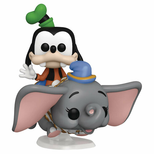 Фигурка Funko POP! Ride Super Deluxe: Walt Disney World 50th - Dumbo with Goofy Figure (Дамбо и Гуфи, 105) фигурка funko pop ride super deluxe disney walt disney world 50th mickey at the space mountain attraction