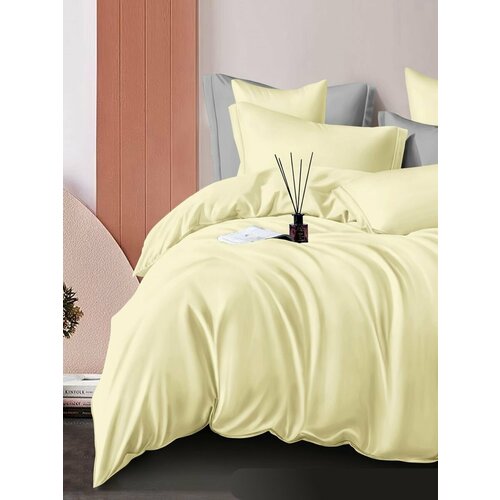 Постельное белье Однотонное сатин Евро