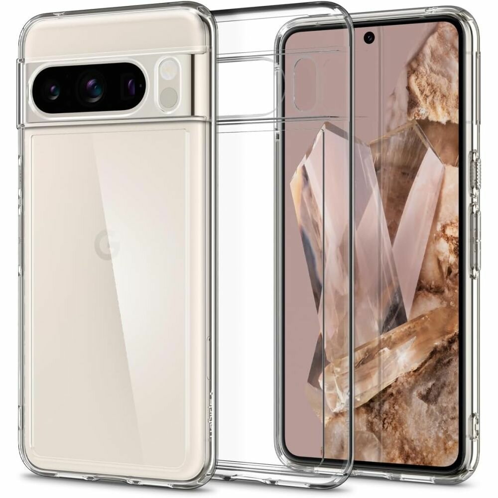 Защитный чехол Spigen ULTRA HYBRID GOOGLE PIXEL 8 PRO CRYSTAL CLEAR