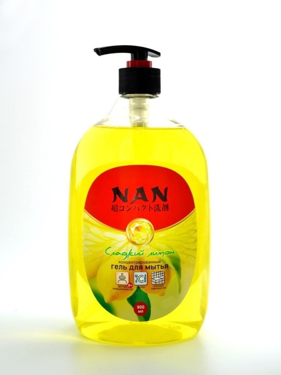 Средство для мытья посуды Nan Сладкий лимон 800мл NAN Japan - фото №12