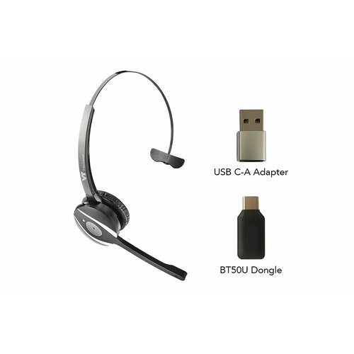 Bluetooth гарнитура VT VT9200, в комплекте с USB-BT адаптером (USB Type-C)