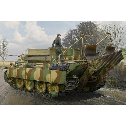 Сборная модель German Sd.Kfz. 179 Bergepanther Ausf. G сборная модель hobbyboss german panzerkampfwagen iv ausf b 80131 1 35