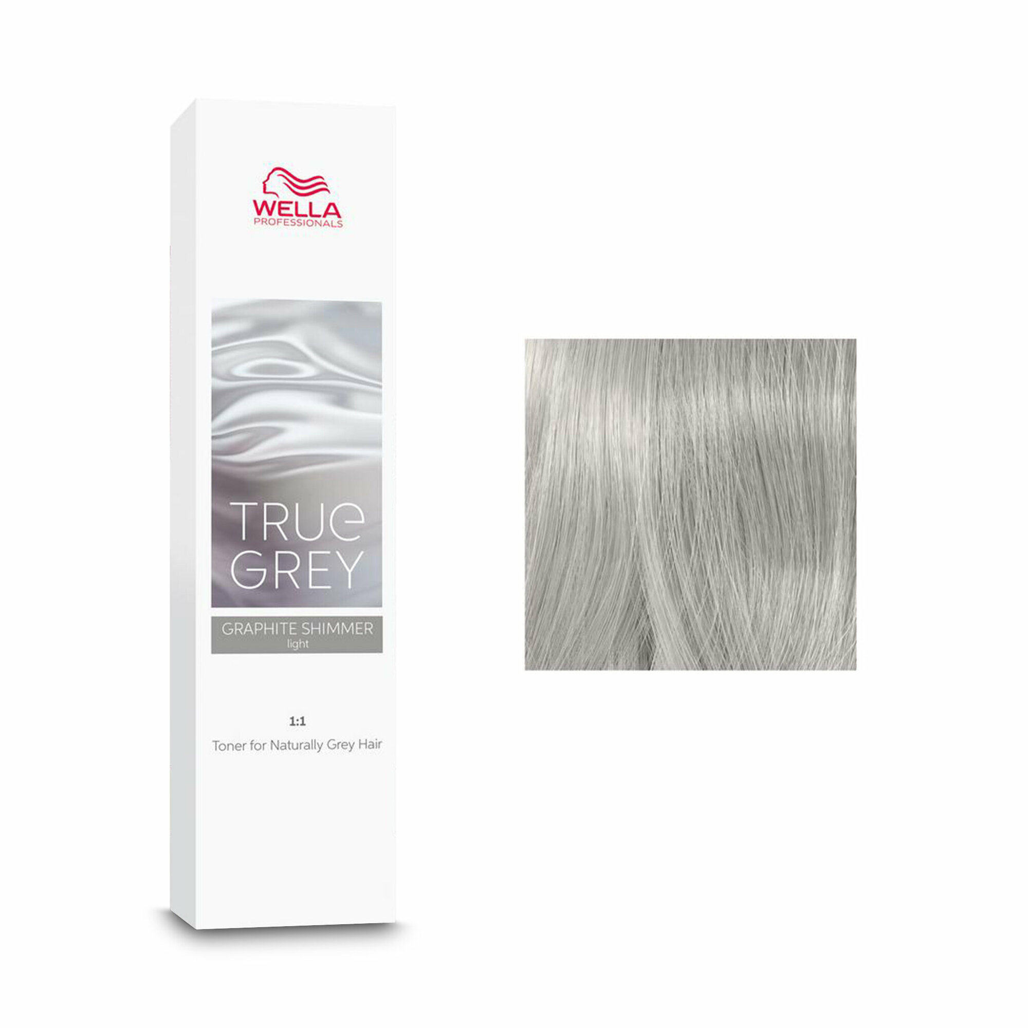 Wella True Grey Graphite Shimmer - тонер для седых волос 60ml