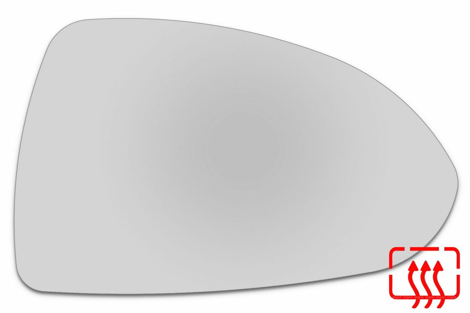 Зеркальный элемент правый OPEL Corsa D (06-14) сфера нейтральный с обогревом