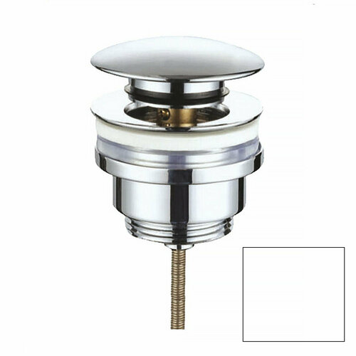 Донный клапан AZARIO для раковины CLIC-CLAC 1 14 латунь белый AZ-105-WHI 1385₽