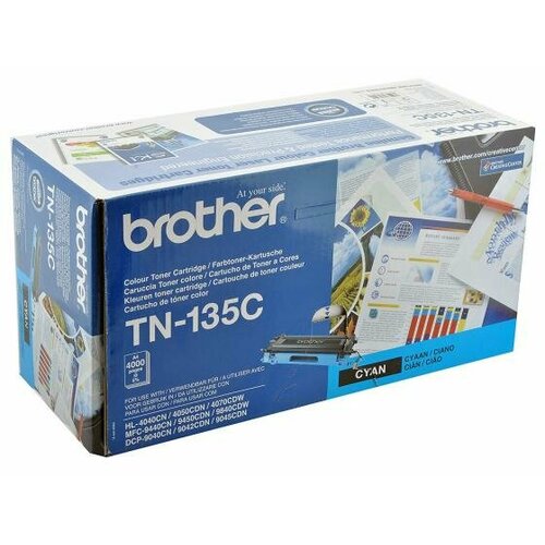 Brother Картридж Brother TN-135C голубой для HL-4040CN 4050CDN DCP-9040CN MFC-9440CN 4000 стр тонер картридж tn135m повышенной ёмкости для hl 4040cn пурпурный 4000 стр