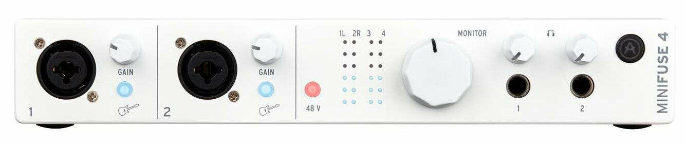 Внешняя звуковая карта с USB Arturia MiniFuse 4 White — фото 6