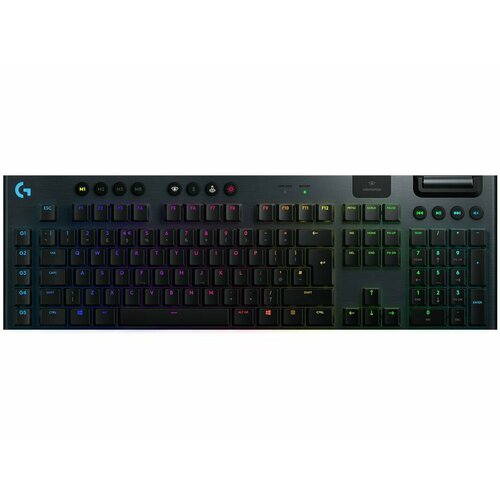 Клавиатура Logitech Logitech G G915 клавиатура РЧ беспроводной Bluetooth Черный 920-008905 черный белый 7380000₽